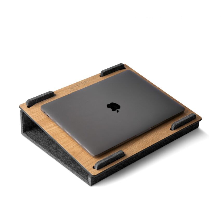 KENSON Læpsteri laptop stand, oak - Bilde 4