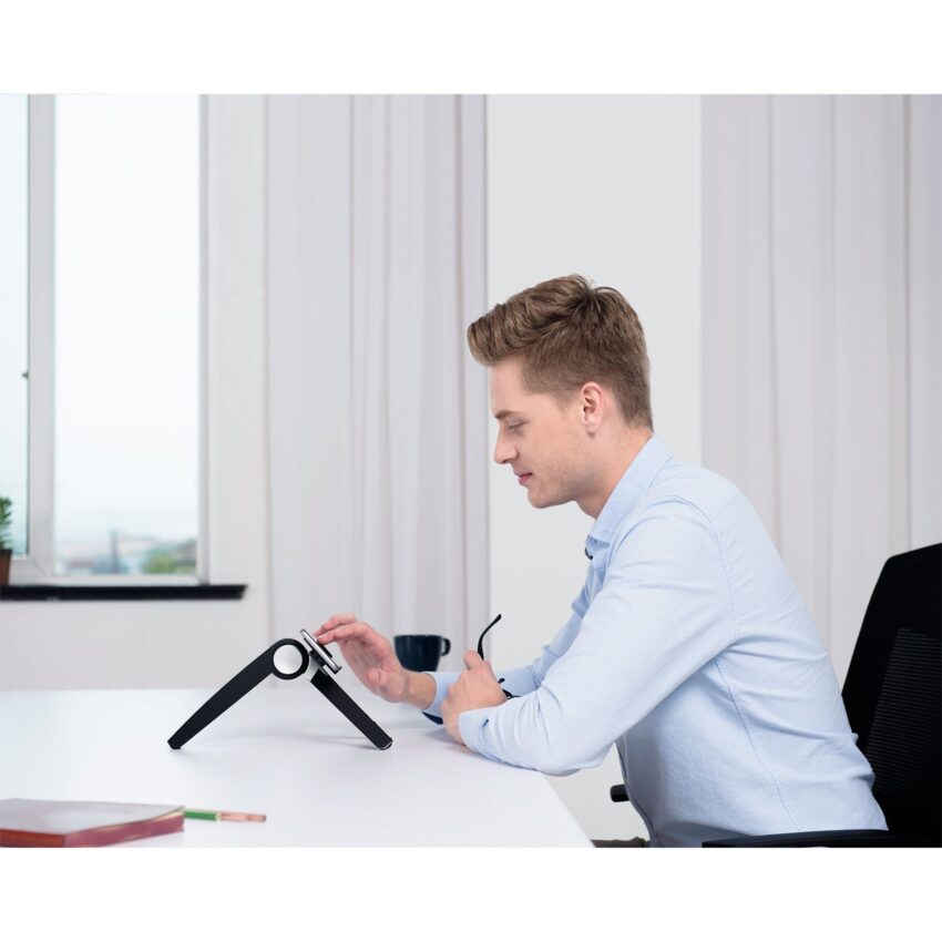 KENSON Spider laptop and tablet stand, black - Bilde 3