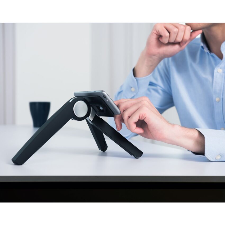KENSON Spider laptop and tablet stand, black - Bilde 4
