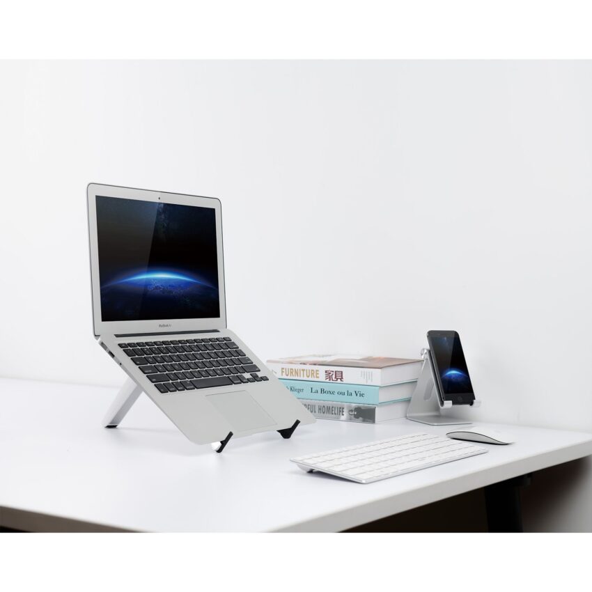 KENSON Spider laptop and tablet stand, white - Bilde 5