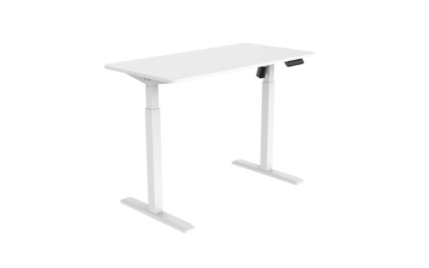 KENSON GetUpDesk Elite electric adjustable desk, white - Bilde 2