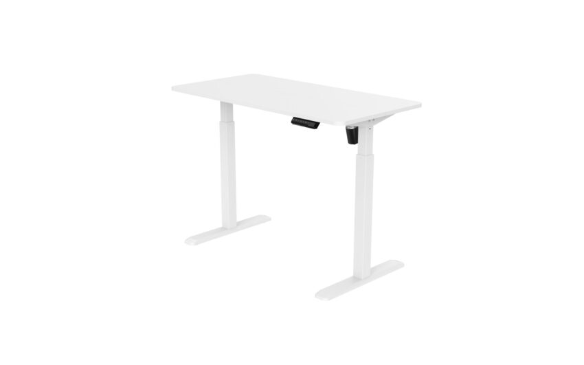 KENSON GetUpDesk Elite electric adjustable desk, white - Bilde 3