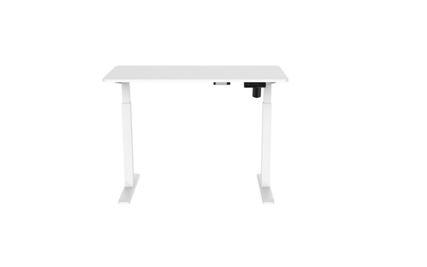 KENSON GetUpDesk Elite electric adjustable desk, white - Bilde 4