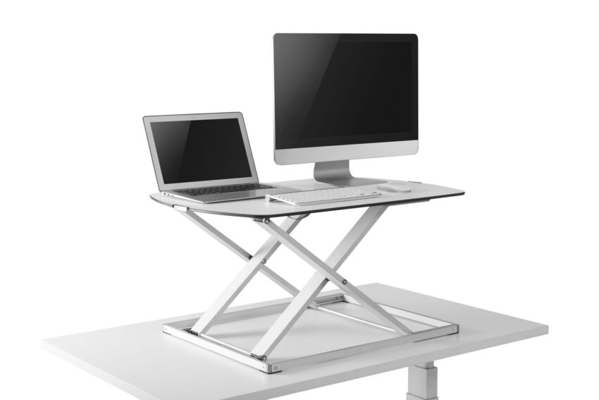 KENSON GetUpDesk Free adjustable tabletop, white - Bilde 12