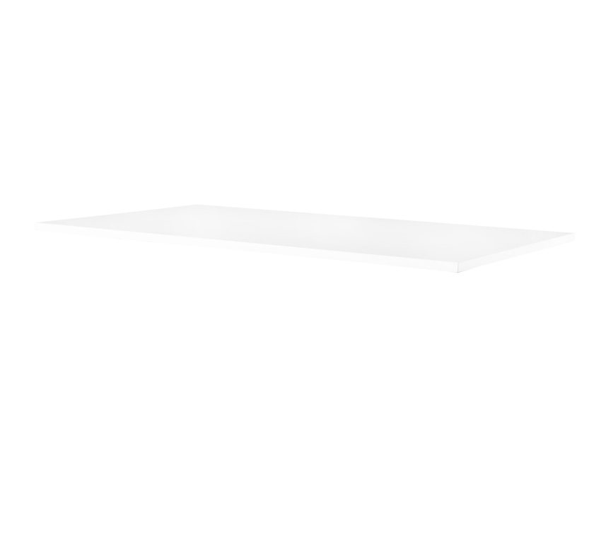 Compact table top 140x80 cm.white