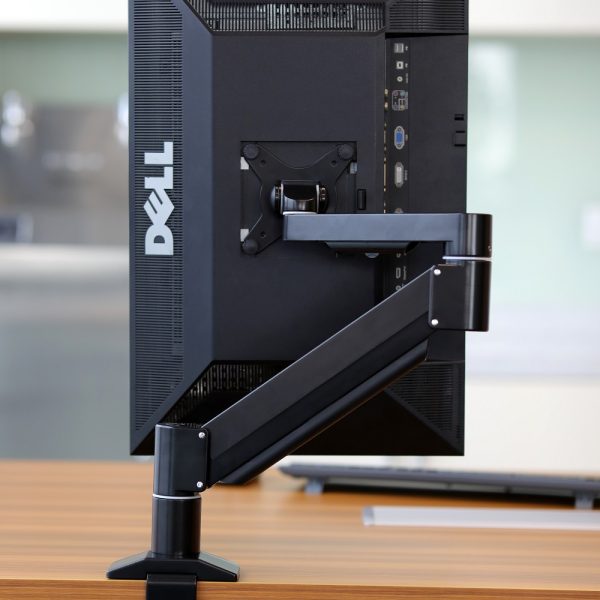 Kenson monitor arm single med gasslift, sort (EOL) - Bilde 6