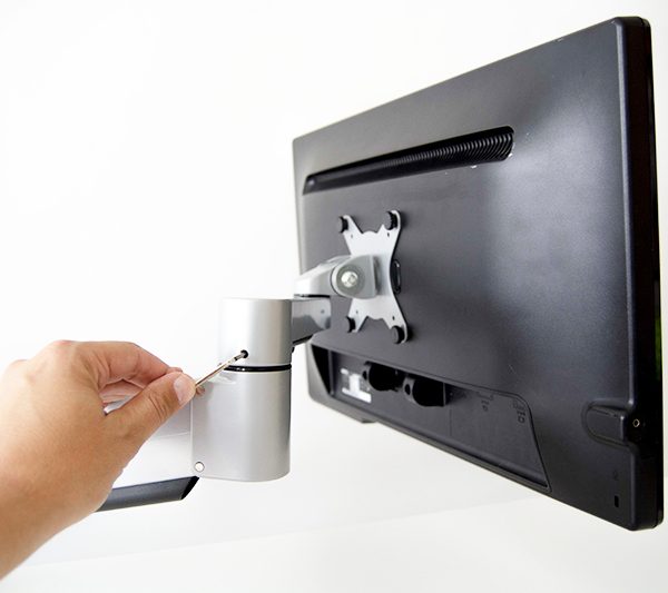 Kenson monitor arm single med gasslift, sort (EOL) - Bilde 11
