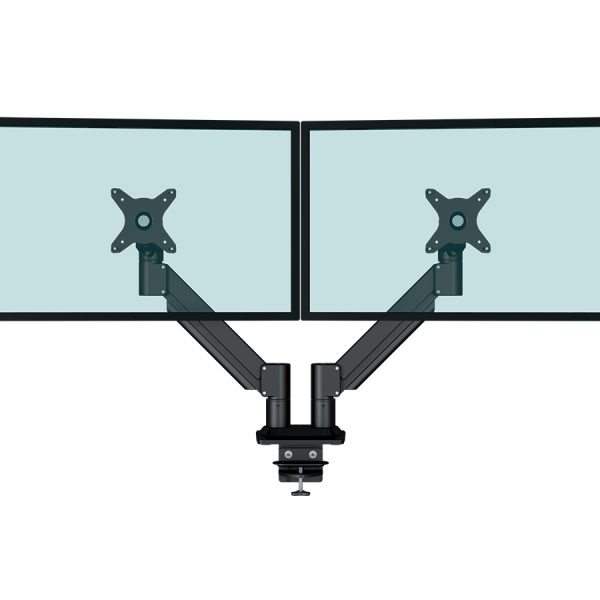 Kenson TWIN monitorarm gas spring, sort