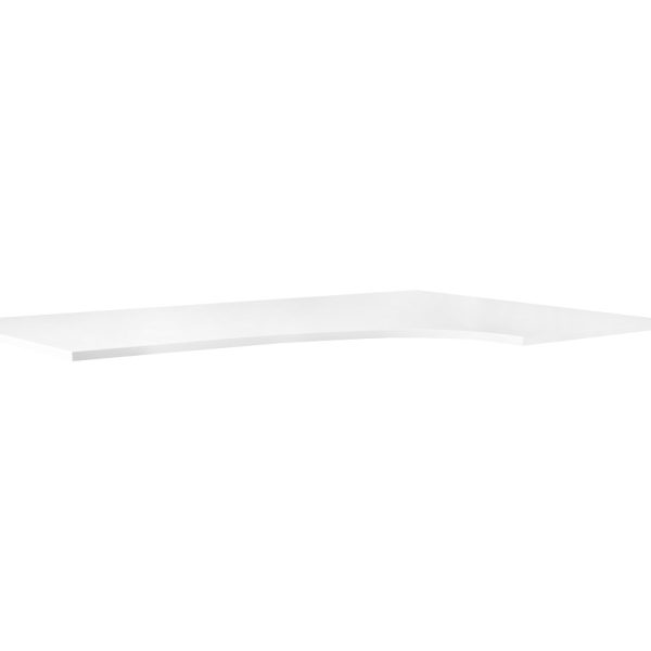 L-form table top 160x120/60 cm.white