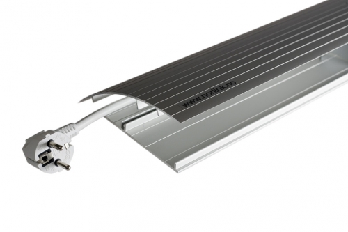 Kenson gulvlist aluminium 100 cm, sølv