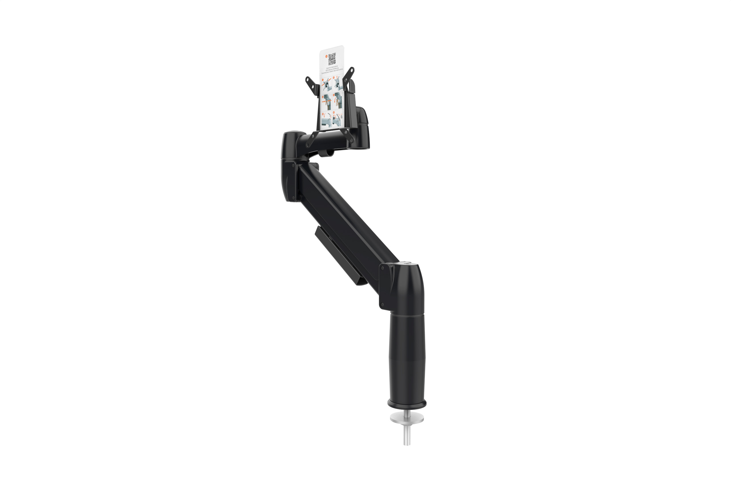 Adapt Spacearm pro s1 gassarm klemme- og hullfeste, sort - Bilde 6