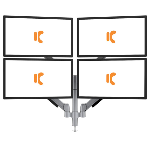 Kenson SpaceArm S4 m/klemme og hullfeste, sort