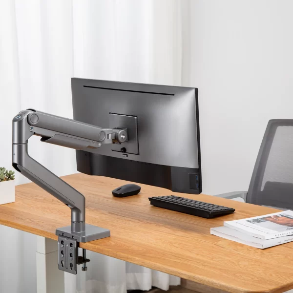Kenson EF Heavy Duty monitorarm gas 49", mørk grå - Bilde 11